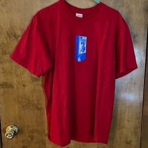 Supreme red graphic tee